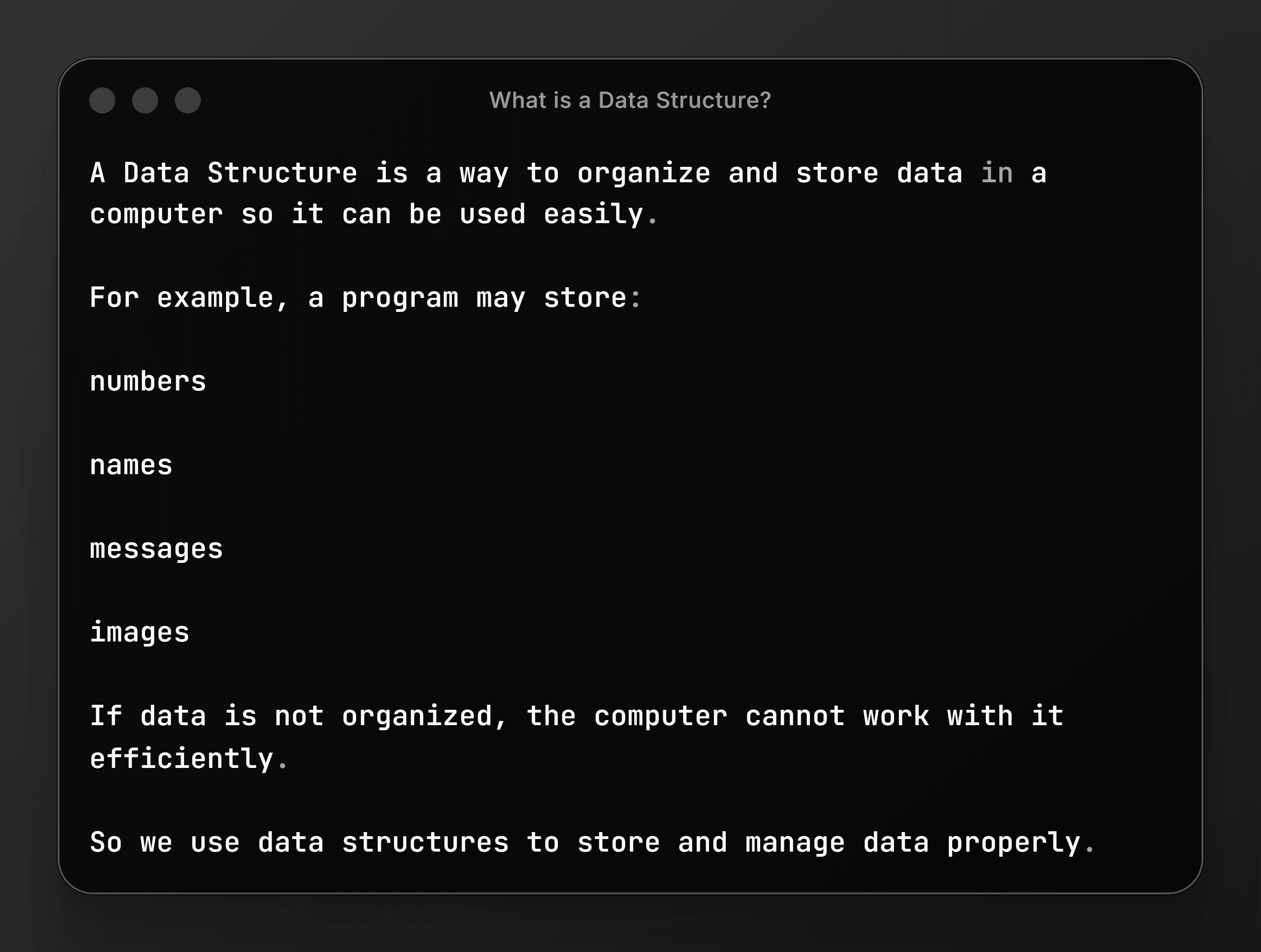 What is an Algorithm?